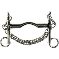 Produktbild von HKM Zaumzeuggebiss für Pferde aus Metall in Silber 5 cm