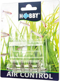 Hobby Air Control 4-Wege-Luftverteiler aus Kunststoff in Silber und Transparent – Bild 1 von 2
