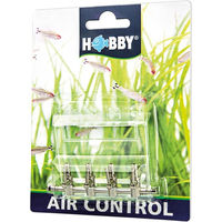 Produktbild von Hobby Air Control 4-Wege-Luftverteiler aus Kunststoff in Silber und Transparent