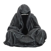 Produktbild von Hobby Aquaristik Dark Monk 2 Höhle Figur für Süßwasser Aquarium Schwarz 15 x 14,5 x 10,5 cm