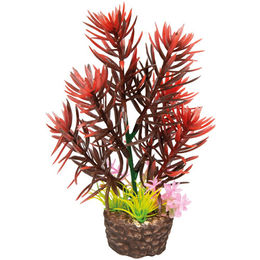 Produktbild von Hobby Aquaristik Kunstpflanze Flora Stone 2 rote Keramikpflanze für Fische - 1 Stk.