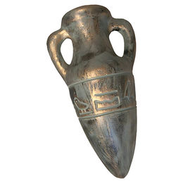 Hobby Aquarium Dekoration Amphore Bronze Höhle für Fische und Welse 13 cm – Bild 1 von 6