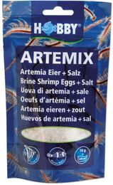 Hobby Artemix Artemia-Eier mit Salz für 6 Liter Fischfutter 195 g - 195 g – Bild 1 von 10