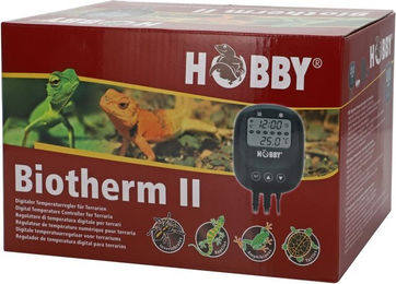 Hobby Biotherm II Digitale Steuereinheit für Temperaturregelung in Aquarien und Terrarien mit Nachtabsenkung und 2 Steckplätzen – Bild 1 von 6