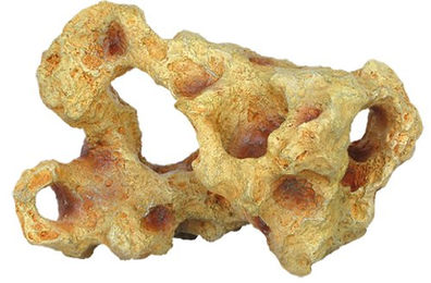 Hobby Cavity Stone 4 Beige Aquariendekoration aus Kunstharz für Fische und Terrarien – Bild 1 von 5