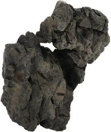 Hobby Coober Rock Naturstein Dekoration für Aquarien und Terrarien Größe 3 Schwarz Grau – Bild 1 von 7