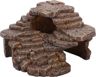 Hobby Desert Cave 2 Felsenhöhle aus Polyresin für Aquarium und Terrarium in Braun – Bild 1 von 5