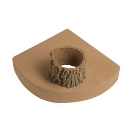 Hobby Eckhöhle Bark Underground 2 Terrarium Versteck aus Kunstharz Braun 30x26x11 cm – Bild 1 von 6