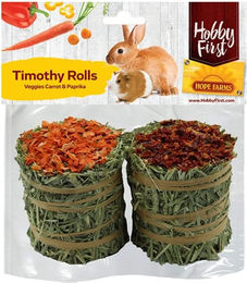 Hobby First HopeFarms Prairie Heurollen mit Apfel und Hagebutte für Kaninchen 200 g – Bild 1 von 2