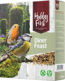 Hobby First WildLife Diner Feast Ganzjähriges Wildvogel Streufutter 850 g – Bild 1 von 2