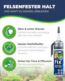Hobby Fix Unterwasserkleber transparent 80 ml für Süßwasser- und Meerwasseraquarien - 80 ml – Bild 1 von 11