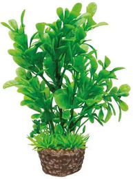 Produktbild von Hobby Flora Stone 3 Kunstpflanze für Süßwasser und Kaltwasser Aquarien Dekoration Grün