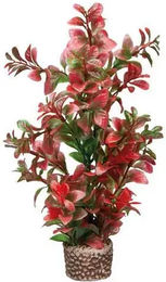 Produktbild von Hobby Flora Stone 7 Aquariumdekoration rote Kunstpflanze für Fische
