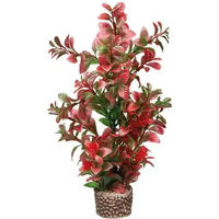 Produktbild von Hobby Flora Stone 7 Aquariumdekoration rote Kunstpflanze für Fische