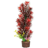 Produktbild von Hobby Flora Stone 8 Aquariumdekoration rote Kunstpflanze für Fische