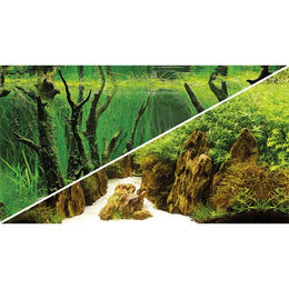 Hobby Fotorückwand-Zuschnitt Canyon Woodland für Fischaquarien 120 x 50 cm - 1 Stk. – Bild 1 von 5