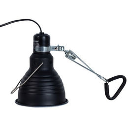 Hobby Keramikstrahler Clamp Lamp Terrarium Leuchte Schwarz 14 cm für Reptilien und Amphibien – Bild 1 von 8