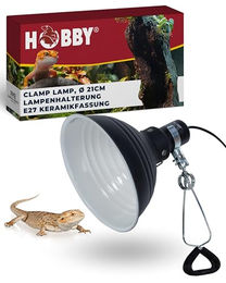 Hobby Keramikstrahler Terrarium Leuchte Schwarz mit E27 Keramikfassung für Reptilien und Amphibien – Bild 1 von 4