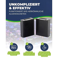 Produktbild von Hobby Klingenmagnet Scheibenreiniger für Aquarien mit Edelstahlklingen - 1 Stk.