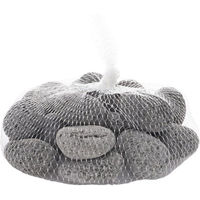 Produktbild von Hobby Lava Pebbles Lavasteine Grau 3 kg im Netz für Süßwasser Aquarien und Terrarien - 3 kg