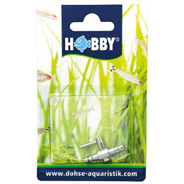 Hobby Metall Lufthahn für Aquaristik Silber 4/6 – Bild 1 von 3