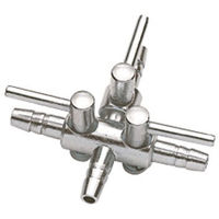 Produktbild von Hobby Metall Lufthähnchen 4/6-3-Wege Silber