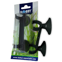 Produktbild von Hobby Mulmsauger Zweifachsauger für Fischaquarien aus Kunststoff in Schwarz und Grau - 1 Stk.