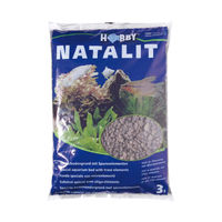Produktbild von Hobby Natalit Bodengrund aus Lava 3 Liter Schwarz Braun - 3 l