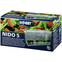 Produktbild von Hobby Nido 5 Externer Ablaichbehälter für Fische aus Kunststoff Transparent 26 x 14 x 13 cm