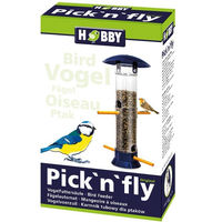 Produktbild von Hobby Pick'n'fly Vogelfuttersäule aus Kunststoff in Schwarz - 250 ml