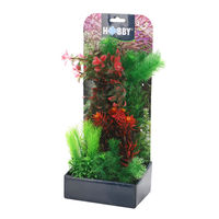 Produktbild von Hobby Plantasy Set 3 Kunstpflanzen-Set für Aquarien aus Kunststoff mit 6 verschiedenen Pflanzen