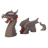 Produktbild von Hobby Red Dragon 1 Aquarien Dekoration Figur und Höhle für Süßwasser Aquaristik Rot