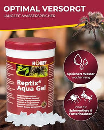 Hobby Reptix Aqua Gel Wasserspeicher für Spinnen, Insekten und Reptilien 1000 ml transparent – Bild 1 von 7