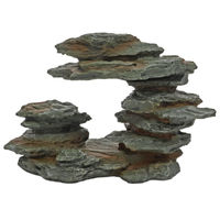 Produktbild von Hobby Sarek Rock 2 Aquarium und Terrarium Dekoration aus Kunstharz in Braun und Grau