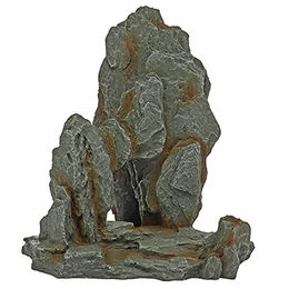 Hobby Sarek Rock 3 Aquarium Dekoration aus Kunstharz in Grau – Bild 1 von 7