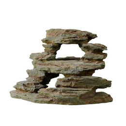 Hobby Sarek Rock 4 Dekostein aus Kunstharz für Fische in Grau und Braun 27,5 x 21 x 18 cm – Bild 1 von 5