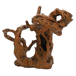 Hobby Scaping Root 2 Künstliche Wurzel Ast aus Kunstharz für Aquarien und Terrarien Braun Bunt 23 x 21 x 28 cm – Bild 1 von 4
