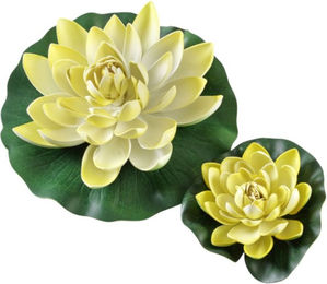 Produktbild von Hobby Seerose gelb künstliche Teichpflanze