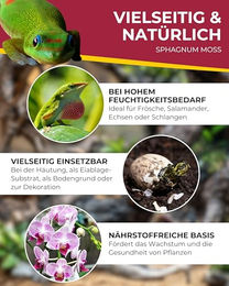 Hobby Sphagnum Moss Naturmoos für Reptilien und Amphibien 100g - 100 g – Bild 1 von 7