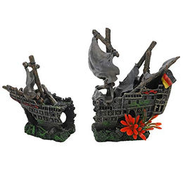 Hobby St. Anna Schiffswrack Dekoration als Versteck für Aquarium und Terrarium in Braun – Bild 1 von 4