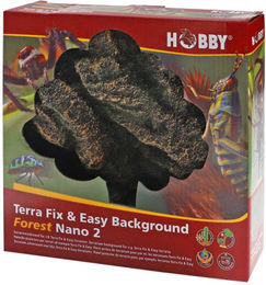 HOBBY Terra Fix & Easy Background Forest Nano 2 3D-Rückwand für Terrarien 24,7 x 24,7 x 4,5 cm – Bild 1 von 7
