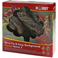 Produktbild von HOBBY Terra Fix & Easy Background Forest Nano 2 3D-Rückwand für Terrarien 24,7 x 24,7 x 4,5 cm