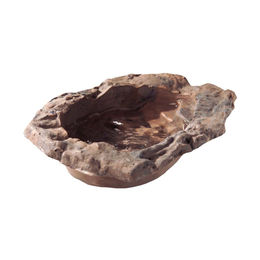 Hobby Terra Pond Trink- und Badeschale für Reptilien aus Kunstharz Braun 35 x 25 x 6 cm – Bild 1 von 3