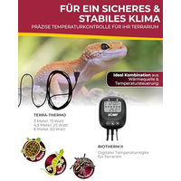Produktbild von Hobby Terra-Thermo Heizkabel für Reptilien und Amphibien 3 m 15 Watt - 3 m