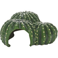 Produktbild von HOBBY Terrariendeko Cactus Home 1 Höhle aus Kunstharz in Grün für Schlangen und Echsen