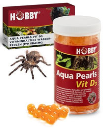 HOBBY Terraristik Aqua Pearls Vit D3 Vitaminhaltige Wasserperlen für Insekten und Wirbellose 170 g - 170 g – Bild 1 von 5