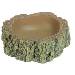 Hobby Terraristik Trinkschale Bark 3 für Reptilien aus Kunstharz in Braun 30 x 29 x 8 cm – Bild 1 von 3