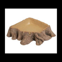 Produktbild von Hobby Trinkschale Stump 2 Wassernapf aus Edelstahl für Reptilien wie Schlangen Echsen Schildkröten und Leguane
