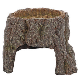 Hobby Trunk Cave 1 Höhle aus Kunstharz für Aquarium und Terrarium 16,3x11,5x15,6cm Braun – Bild 1 von 4