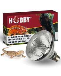 Hobby UV-Reptile vital UV-Flächenstrahler für Reptilien und Echsen 4325W Silber – Bild 1 von 7